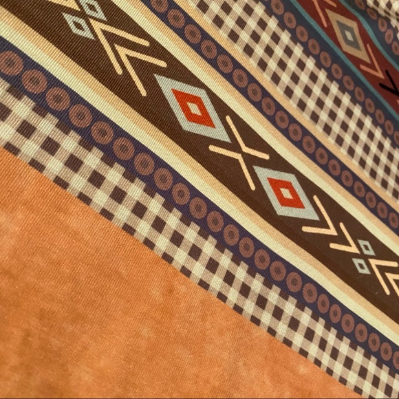 🆕 EXCLUSIVE  | SOUTHWESTERN CHECKERED SWEATSHIRT TOP  SZ L - Picture 15 of 15